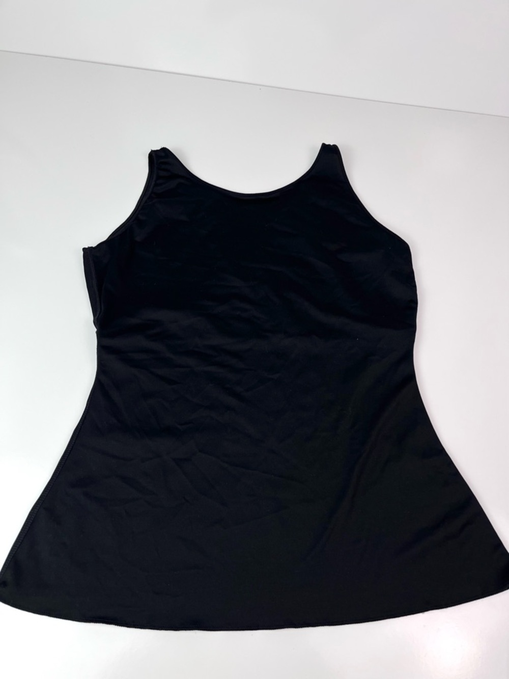 SPANX Women’s V Neck Crossover Tank Top Black Sz extra large XL - Picture 2 of 6
